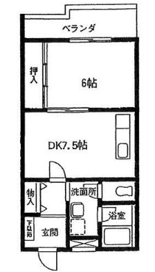 サンパール南行徳の間取り|間取りです。