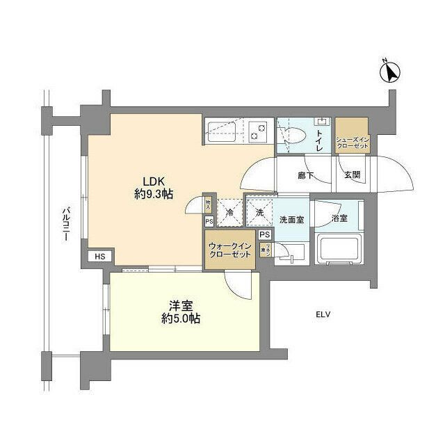 イノバス元住吉の間取り