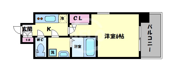 エスリード大阪NAGAHORI GATEの間取り|エスリード大阪NAGAHORI GATE　間取り
