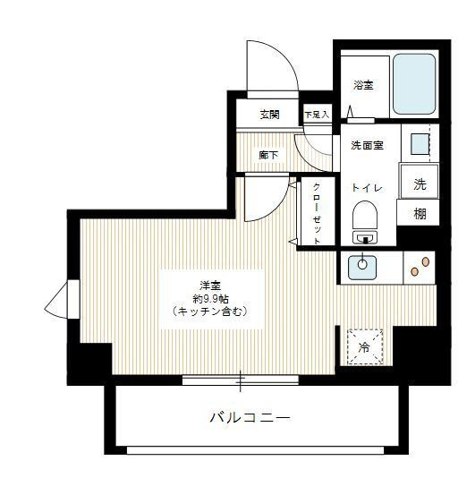 ヴェルト川崎イーストの間取り|間取りです。