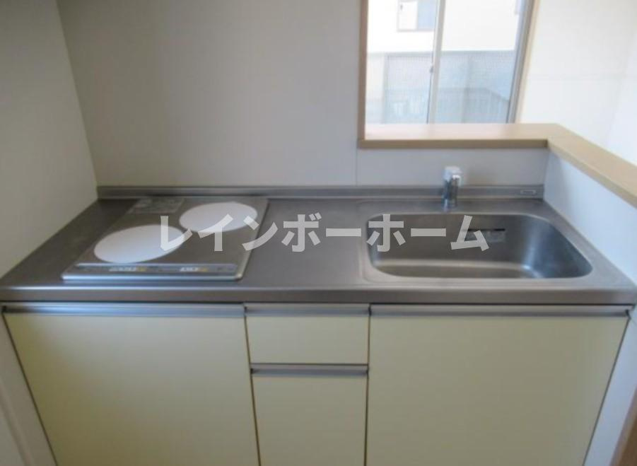 グリーンルーフのキッチン