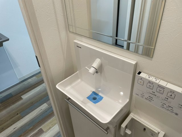 シャルムコートAYASEの洗面所