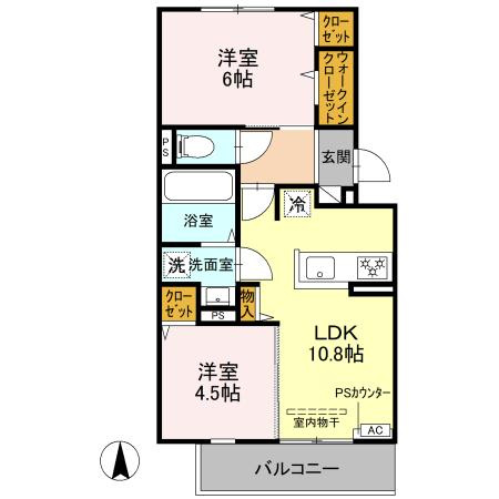 Bell soarの間取り