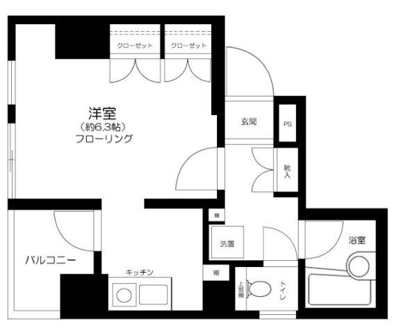 アピス三軒茶屋の間取り