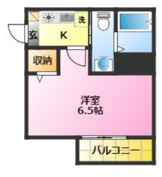 プレジール日吉の間取り|独立洗面台完備♪