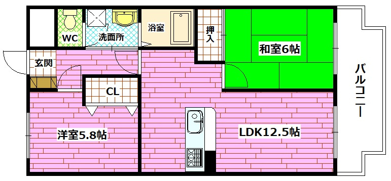スカイコートタキモトの間取り