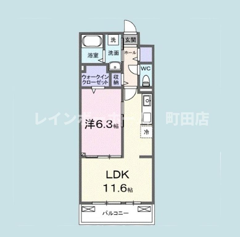 ランドブルーム※初期費用分割あと払いサービス利用可能物件の間取り