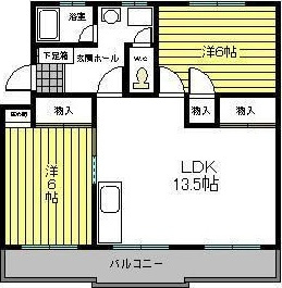 第２パープルハイムの間取り