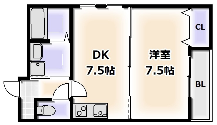 フジパレス山之内の間取り