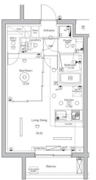 DIPS成増の間取り