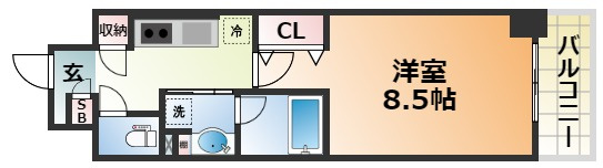 シュロスフォンアインの間取り