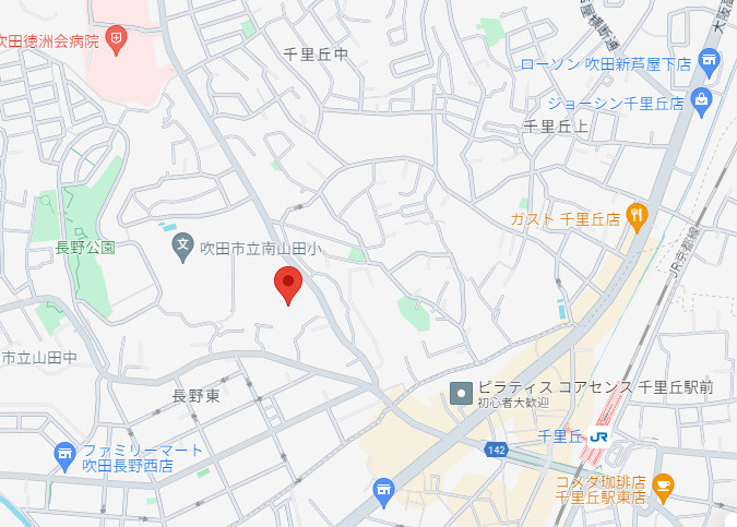 いかはなハイツA棟の地図