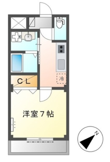 ラーハ前原の間取り