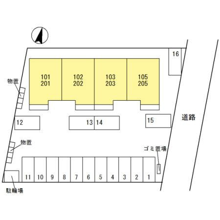 Tierra(ティエラ)の区画図