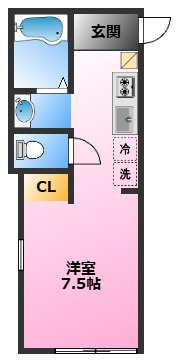 ベルビューアベニュー元住吉の間取り|1GB高速インターネット無料です♪
