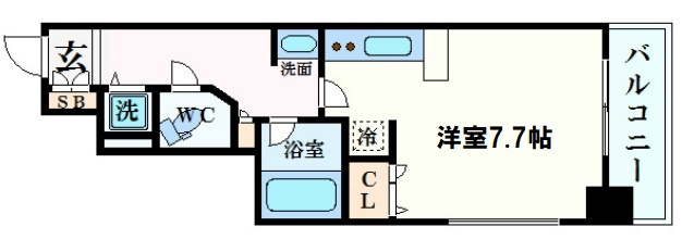 【間取り】 | アーデン堺筋本町