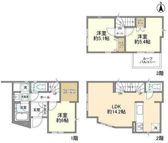 Kolet元住吉♯10の間取り|ペット飼育相談可能♪（犬又は猫1匹まで）