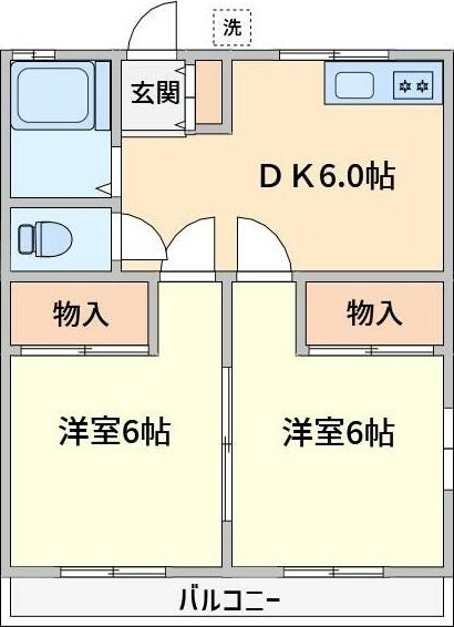 第二佐藤コーポの間取り