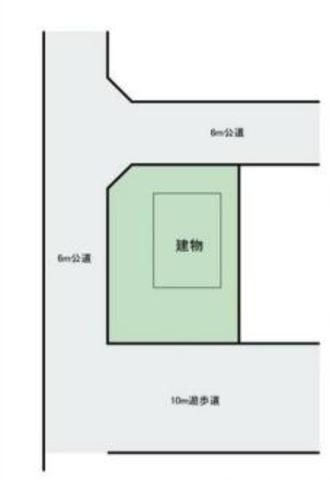 鶴ヶ島市松ヶ丘　中古売戸建の区画図