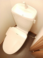 清潔感のあるトイレです