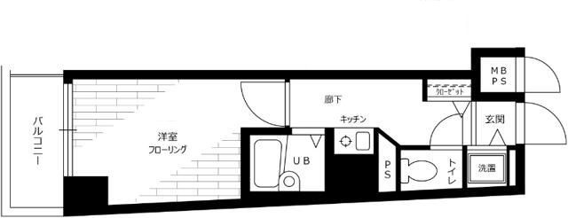 ステージファースト目白の間取り|間取りです。