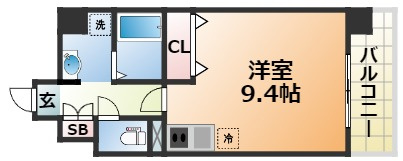 サンクラッソ三ノ宮加納町の間取り