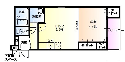 マックフレーエッジの間取り
