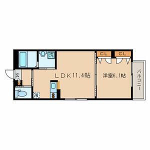 ダイヤモンドムーンの間取り|間取りです。