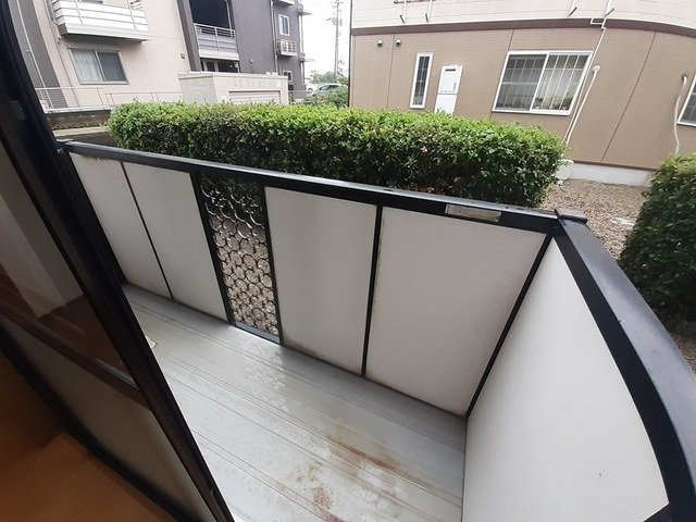 サンヒルズ壱番館のバルコニー