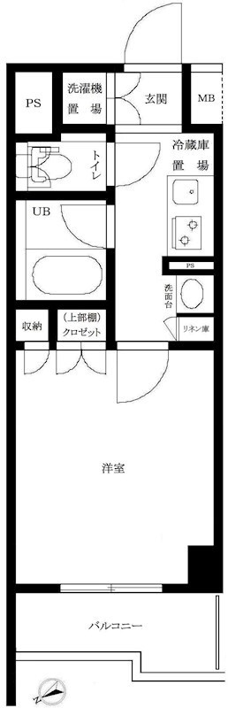 ルーブル仲六郷壱番館の間取り