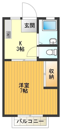 【間取り】 | ユーハイツ岸野