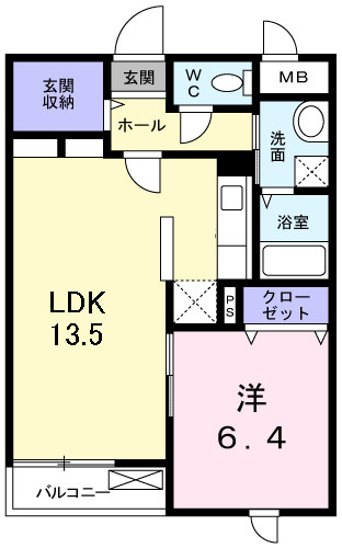 クレール青葉台の間取り|間取図