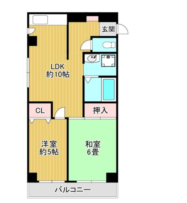 グローハイツ根岸の間取り