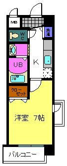ベルドミール末広五番館の間取り