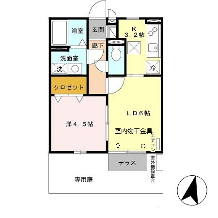 サンライズ城南の間取り