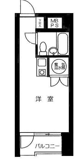 ラフィネお茶の水の間取り|間取りです。