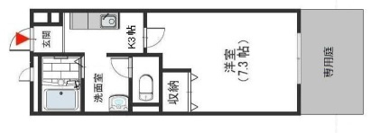 Pin Bonheur（パンボナール）の間取り