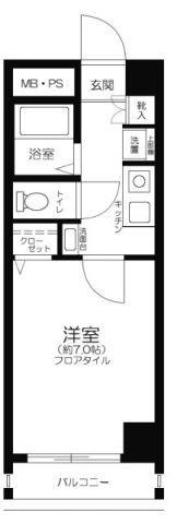 ライオンズマンション三鷹第七の間取り|間取りです。