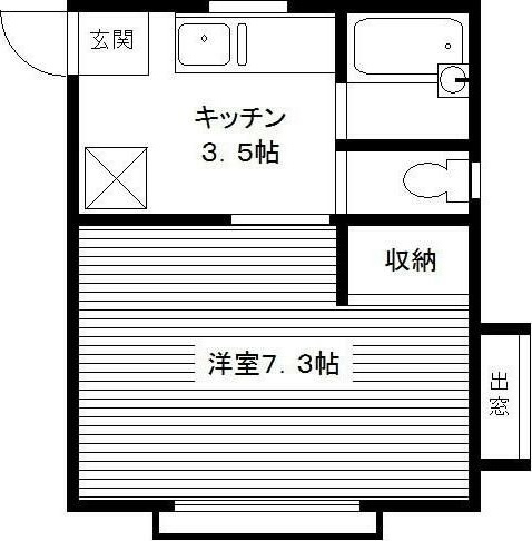 グランディールＫの間取り