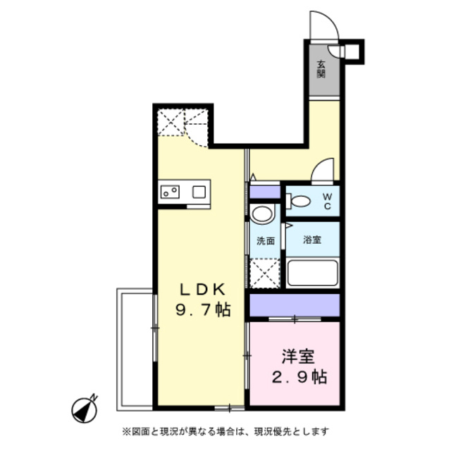 プライムレジデンスアルファの間取り