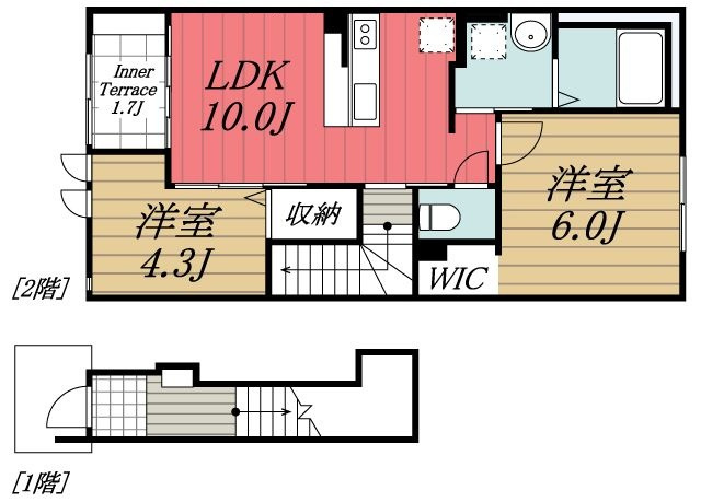 【間取り】 | 仮称）市原市青柳新築アパート2