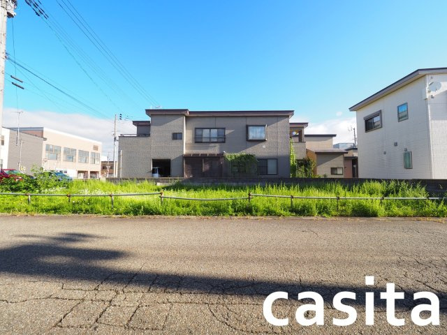 【建築条件なし】大仙市大曲中通町 区画の整った住宅街の角地物件56.09坪 住宅用地の画像