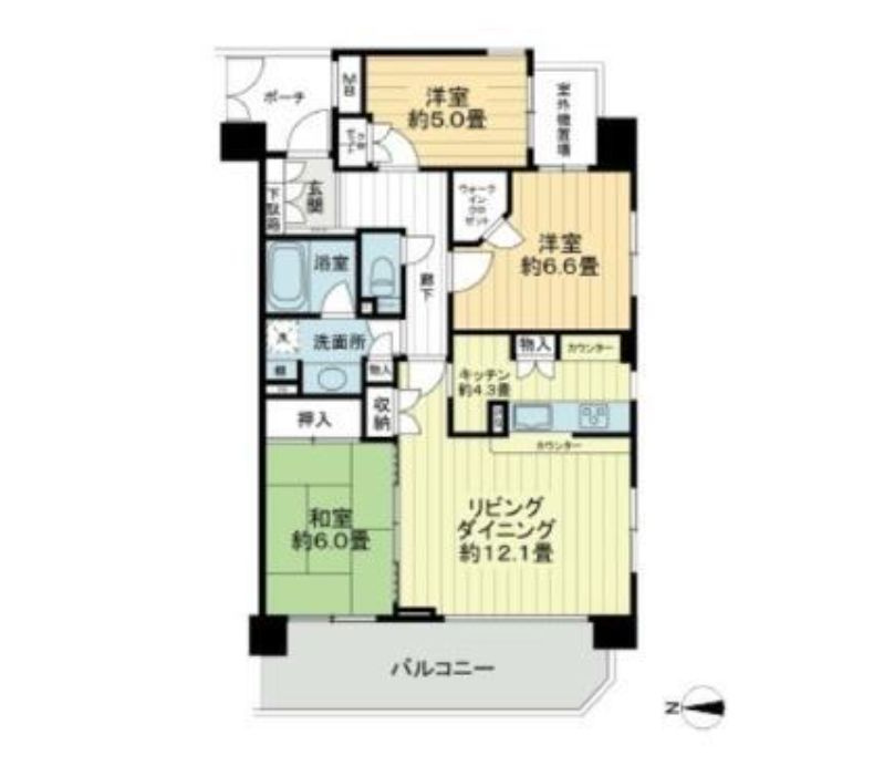 ジェイパーク田端の間取り