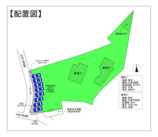 金沢区六浦東１丁目のその他|配置図