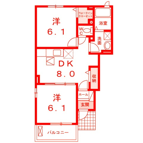 サンシティの間取り|各居室広々とした間取り♪