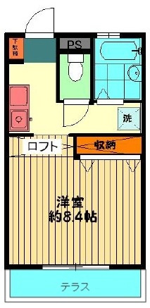 ハイツYamamoto　の間取り|間取りです。