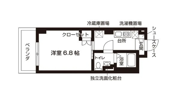 ショルテッツァ京成の間取り