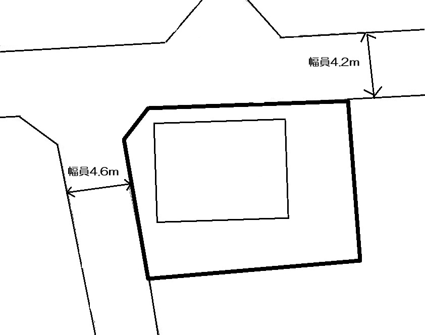 佐波郡玉村町藤川　中古戸建　＃平屋の土地図