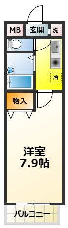 ルーチェⅠ番館の間取り