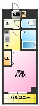 ＥＸＩＡ元住吉の間取り|オートロック完備♪